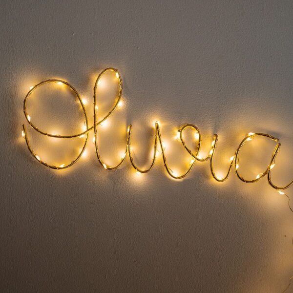 nachtlampje met naam babykamer LED